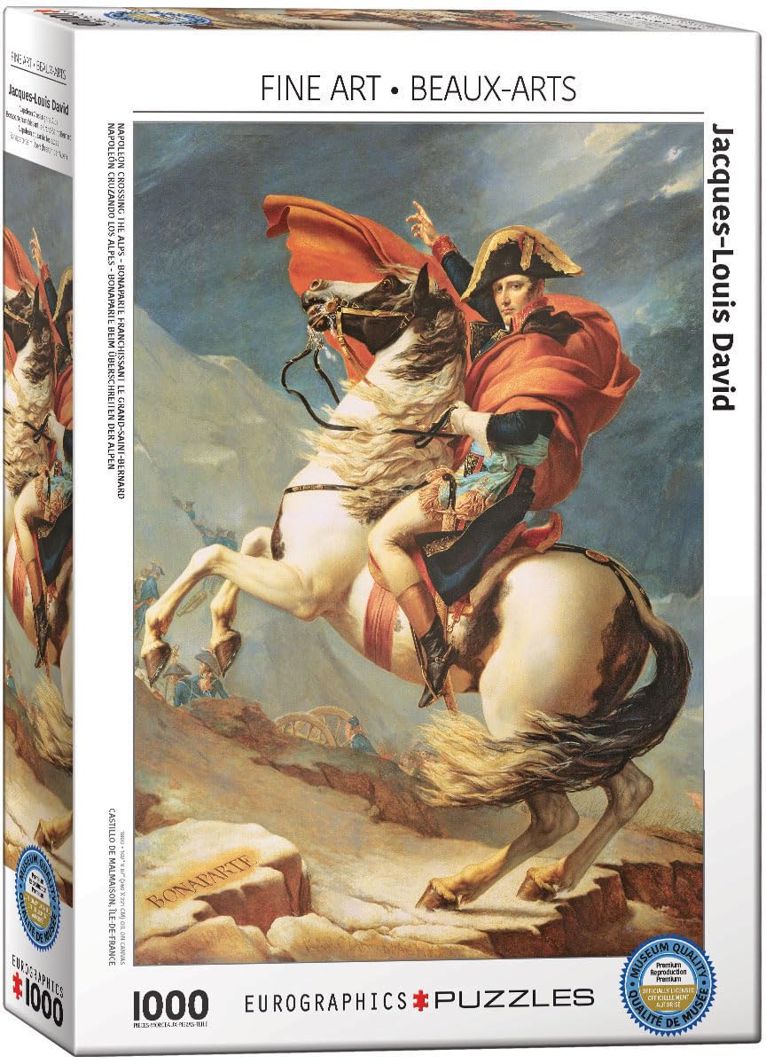 Amazon.com: Napoleon Crossing The Alps by Jacques Louis David